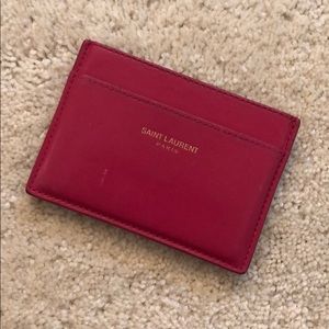 saint laurent card holder